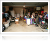 Cluttered garage